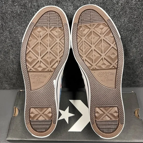 Converse Black Floral Women's Sneakers - Picture 12 of 14